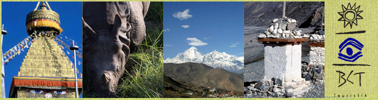 Banner Mustang Reise in Nepal