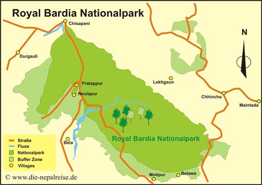 Royal Bardiya Nationalpark in Nepal